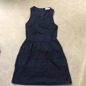 Lush- Navy blue formal dress